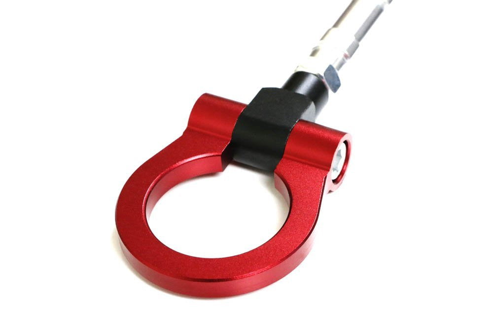 Black Car Tow Hook 1T0 805 615 A Heavy Duty Towing Eye Hook Bumper Trailer Ring Replacement For R32 Rabbit Eos CC