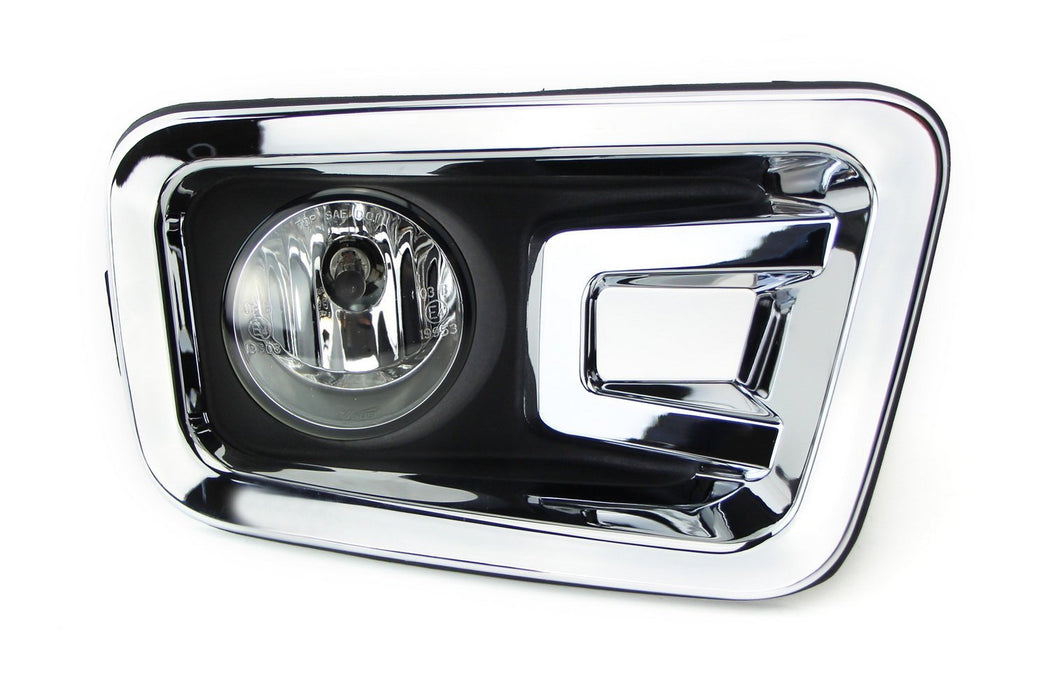 Open Box Clear Lens Fog Light Kit w/ Bezel Covers Wiring For 17-19 Nissan Titan