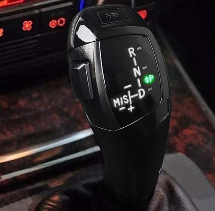 Gloss Black F30 Style LED Shift Knob Gear Selector Upgrade For BMW E90 E92 E93