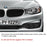 M-Sport 3-Color Grille Insert Trims For BMW F34 3 Series Gran Turismo 3GT Kidney