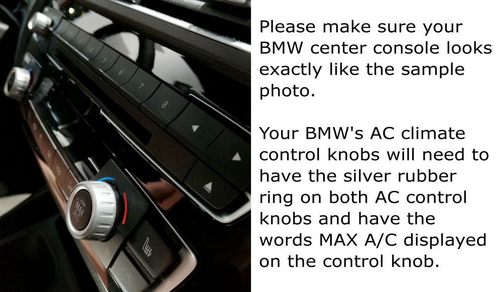 Silver AC Climate Control Radio Volume Knob Ring Covers For BMW 1 2 3 4 Series
