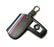 M-Colored Carbon Fiber Pattern Leather Key Holder For BMW 1 2 3 4 5 6 7 Series