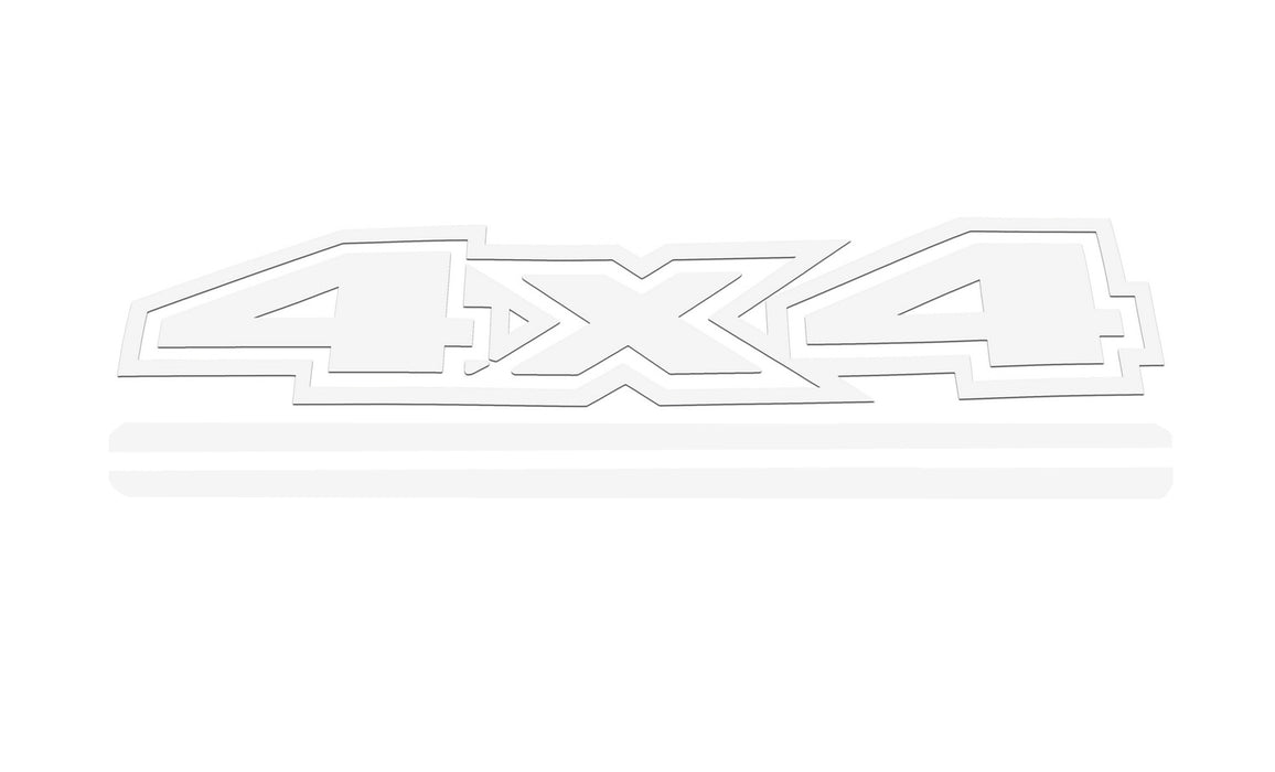 White Truck Bed Side Fender 4x4 Off-Road Vinyl Decal For Dodge Chevy GMC Ford...