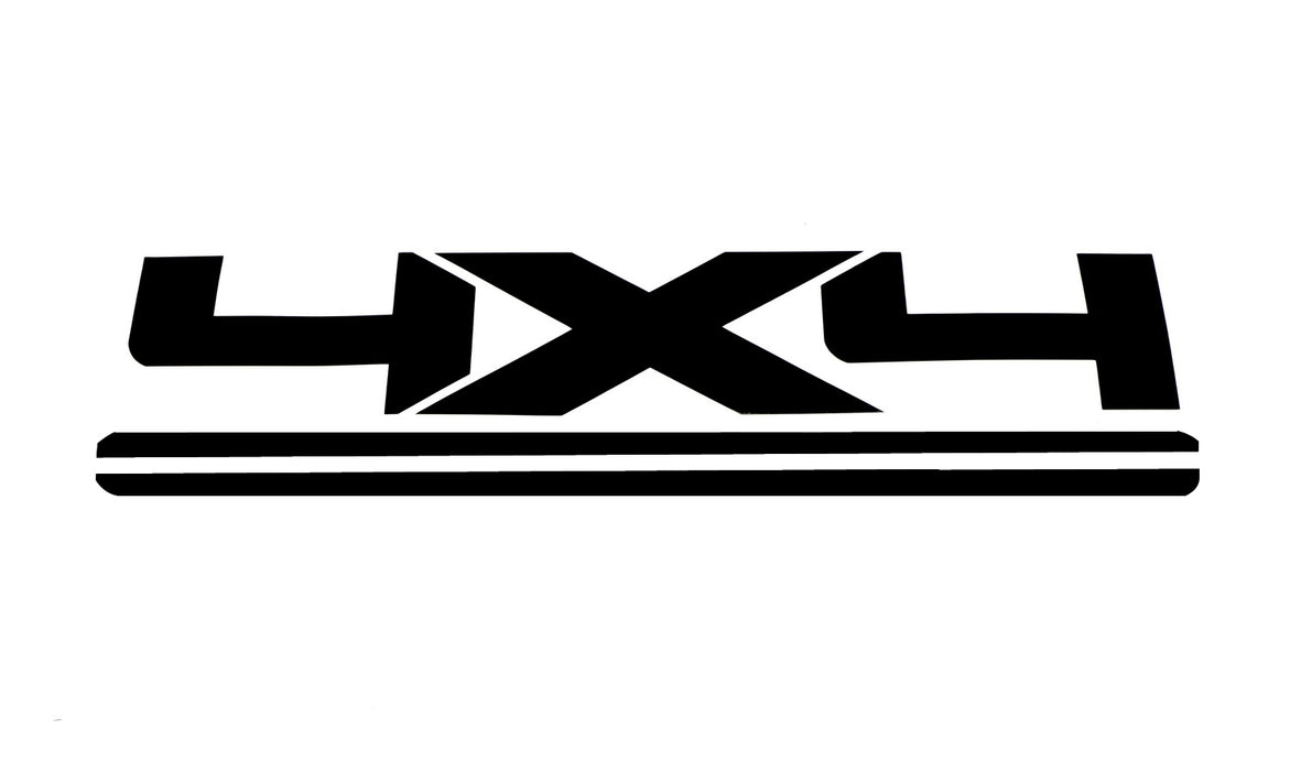 Black Truck Bed Side Fender 4x4 Off-Road Vinyl Decal For Chevy Dodge GMC Ford...