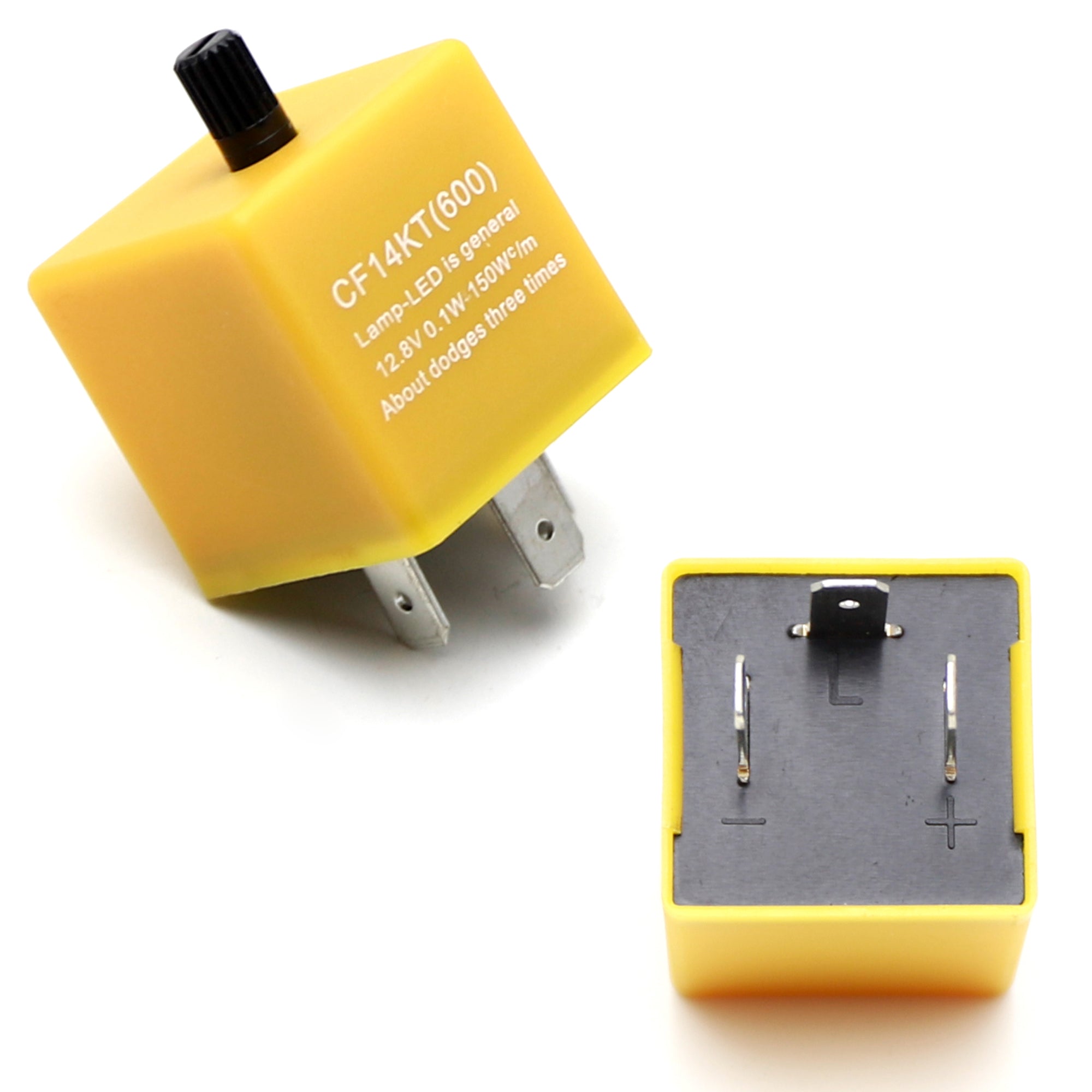 Realray 3-Pin Adjustable LED Flasher Relay CF14 – Fix Hyper Flash Turn Signal Blinker
