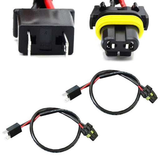 H7 Wire Harness for Xenon Ballast to Stock Socket for Xenon Headlight Kit-iJDMTOY