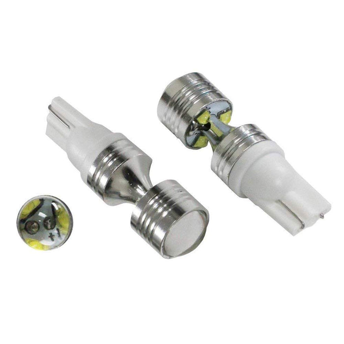 Front & Back Shine 30W High Power 168 194 2825 912 921 T10 LED Bulbs For Parking Lights or Backup Reverse Lights, powered by 6 pieces 5W CREE High Power LED Lights-iJDMTOY