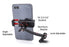 Behind Tachometer Mount Smart Phone GPS Mounting Kit For MINI Cooper R55 R56 R60 R61 w/ Black Union Jack Design Holder-iJDMTOY