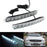 9-LED Audi A6 Style LED Daytime Running Lights (DRL) Kit, Xenon White-iJDMTOY