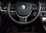 (1) Gloss Black Real Carbon Fiber Steering Wheel Lower Trim For 2011-2016 BMW F10 5 Series, 2009-2017 F07 5GT w/ Silver Trim Steering Wheel-iJDMTOY