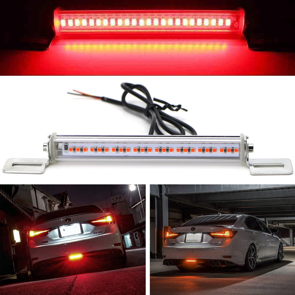 (1) Super Red 24-SMD LED Light Bar As Rear Fog Light or 3rd, 4th Brake ...