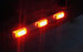 14" Red 3-Lamp Truck/Trailer ID LED Light Bar For Ford F-150 F-250 Dodge RAM etc