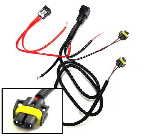 H11 880 890 Relay Wiring Harness For Xenon Headlight Kit, Add-On Fog Lights, LED Daytime Running Lamps and more-iJDMTOY