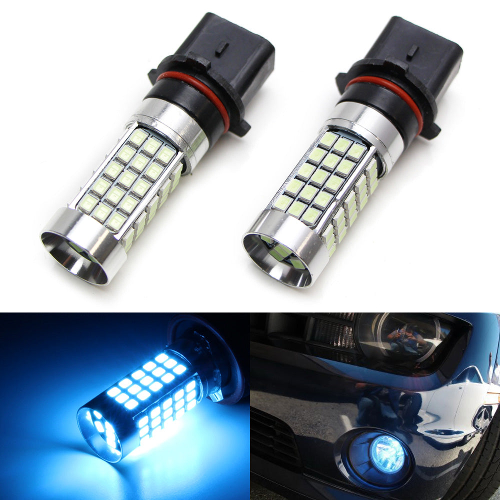 69-SMD P13W Ice Blue LED Replacement Bulbs For Fog Lights, Daytime Run ...