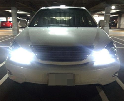 Xenon White 9005 LED High Beam Bulbs Daytime Running Lights Kit For Toyota Car