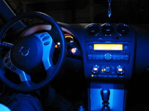 (2) Blue 6-SMD LED Bulbs For Car Interior Dome Lights, 1.72" Festoon 211-2 578
