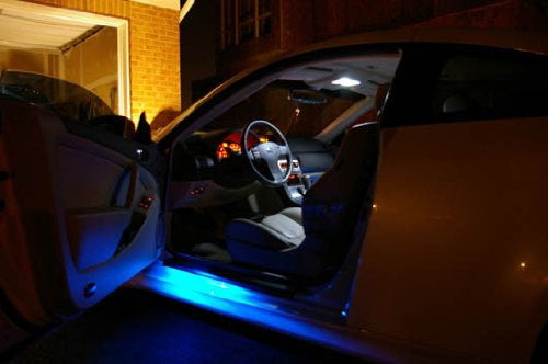 Ultra Blue 168 194 2825 T10 LED Bulbs For Car Step Courtesy, Side Door Lights