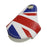 Red Union Jack UK Flag Style Key Fob Holder For 2008+ MINI Cooper