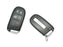 Exact Fit Glossy Metallic Black Smart KeyFob Shell Cover For Jeep Dodge Chrysler