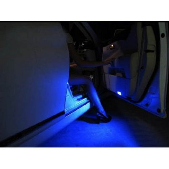 Blue 43mm 211-2 212-2 214-2 578 12-SMD-3528 Rigid Loop LED Bulbs For Door Lights