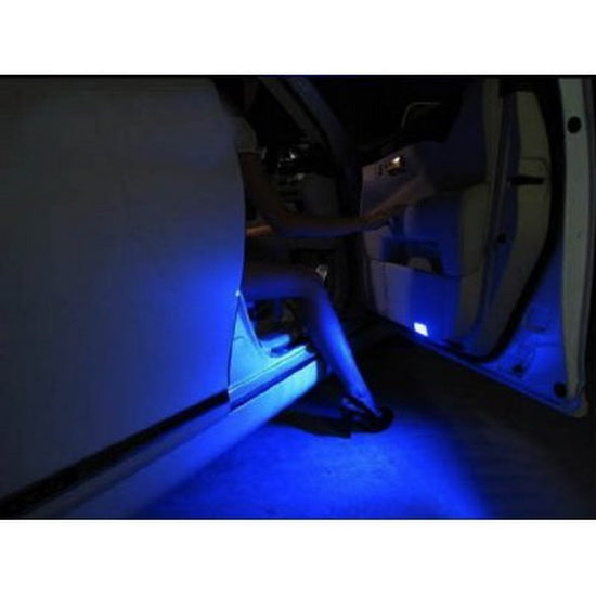 IJDMTOY 43mm Blue 12-SMD-3528 Rigid Loop LED Bulbs For Car Door Courtesy Lights