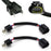 H4 9003 To H13 9008 Pigtail Wire Wiring Harness Adapters For H4/H13 Headlight Conversion Retrofit-iJDMTOY