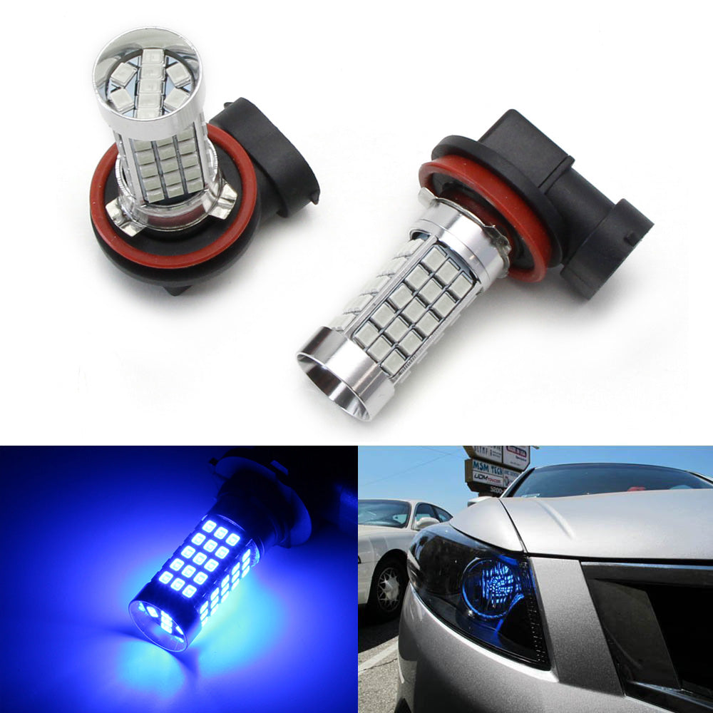 thumbnail image 2 of SHENKENUO H11 16-SMD Golden Yellow LED Bulbs – 3000K, 2000 Lumens – For Fog/DRL 2 of 5