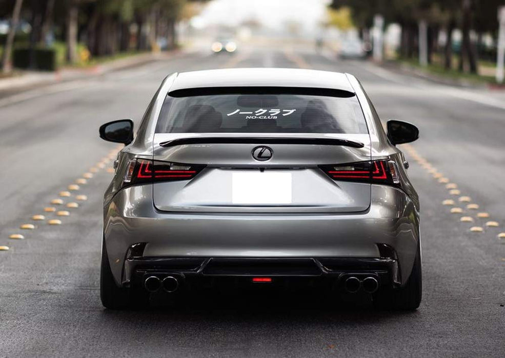 Smoked Lens Rear Bumper Reflector Lenses For 2014-2018 Lexus IS IS250 IS300 IS350 IS200t IS-F, OE-Spec LH RH Assembly-iJDMTOY
