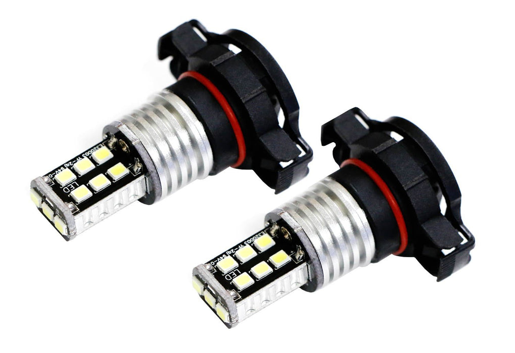 White 15-SMD 5202 5201 LED Bulbs For Daytime Running Lights (DRL