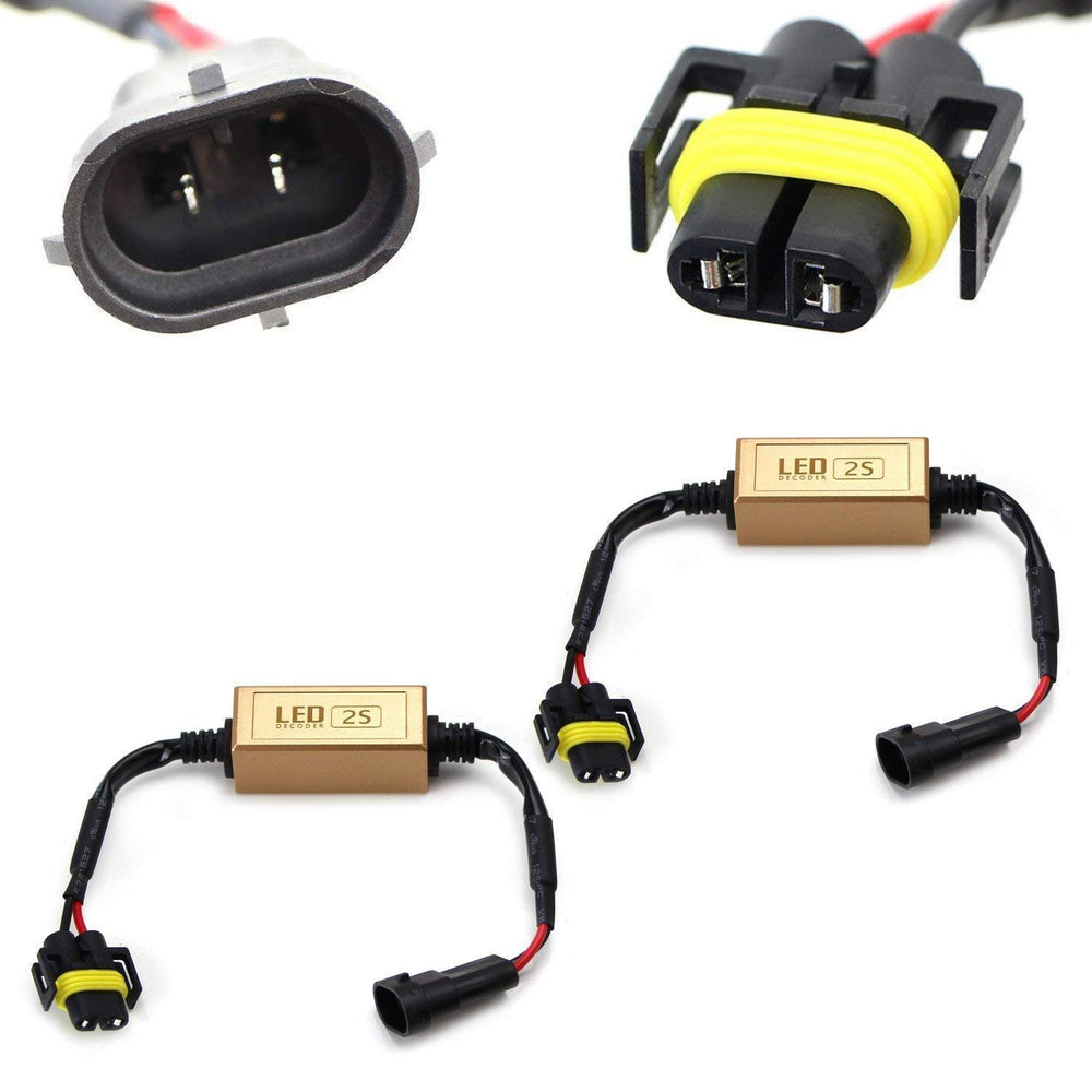 H11 H8 LED Headlight Anti Flicker Resistor Decoders — iJDMTOY.com