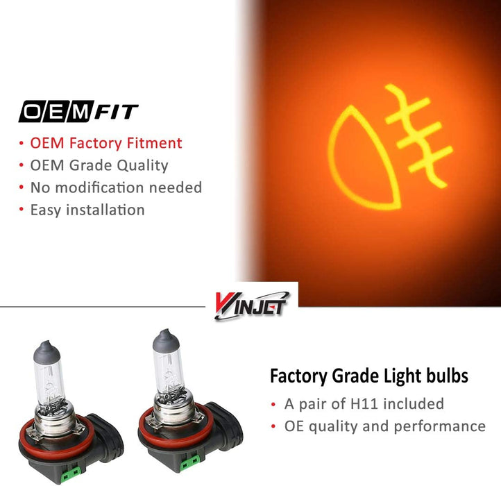 Compatible with [20062007 Honda Accord Coupe] Driving Fog Lights