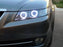 7000K Xenon White LED Angel Eye Halo Rings Kit For 2007 2008 Acura TL or TL Type-S (Retrofit Required)-iJDMTOY