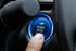 2pc Set Blue Red or Silver Aluminum Keyless Engine Push Start Button & Surrounding Decoration Ring For Mazda 3 6 CX-3 CX-5 CX-9 MX-5 w/Push Start Engine Feature-iJDMTOY