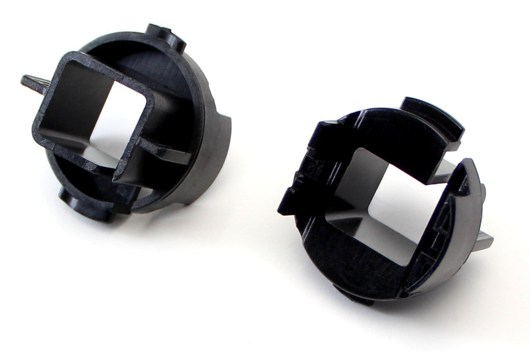 H7 Xenon Bulbs Holders Adapters For Kia Forte Koup or Kia Rio Halogen Headlamp Installing Xenon Headlight Kit-iJDMTOY