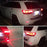 Complete LED Rear Fog Light Kit For 2011-up Jeep Grand Cherokee WK2, Compass & Dodge Journey, Includes Brilliant Red LED Bulbs, Red Lens Foglamp Assemblies & Wiring Harnesses-iJDMTOY