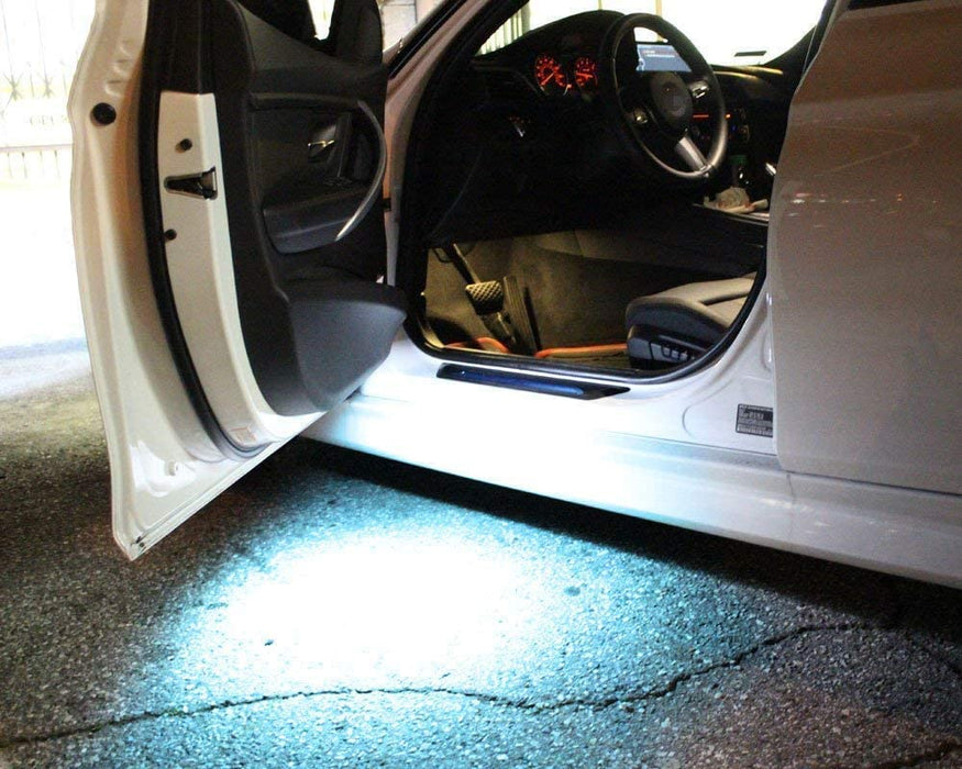 Aqua 18-SMD Full LED Side Door/Footwell/Trunk Courtesy Light Kit For Land Rover