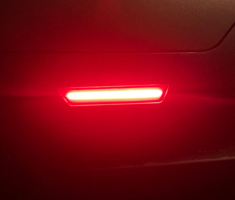 Red LED Light Rear Side Marker Lamps For 08-14 Dodge Challenger, 11-14 Charger