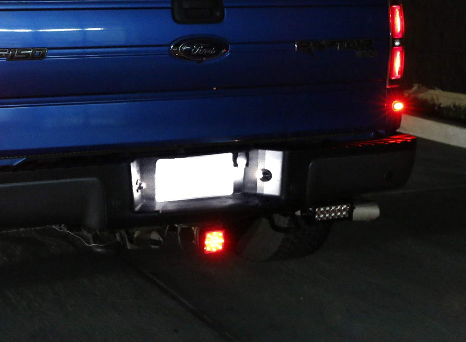 1 Pair LED License Plate Lights for Ford F-150 Raptor 1990-2014