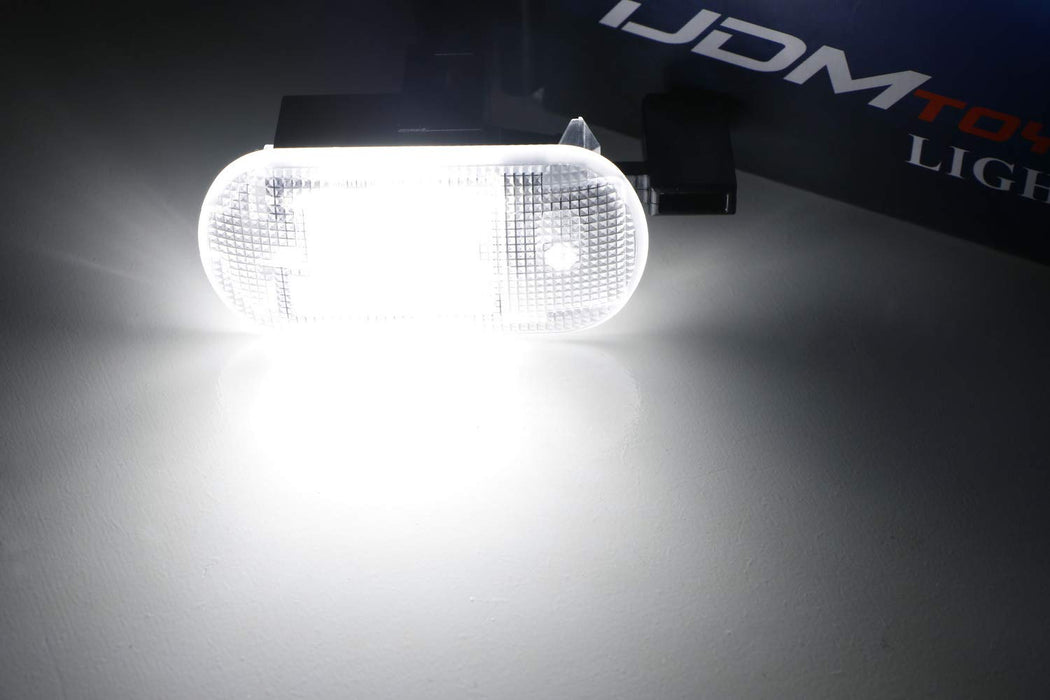 Super Bright 2W High Power Xenon White Full LED Glove Box Light Assembly For Volkswagen MK4 Golf Jetta Bora Beetle Touareg, Powered by 18-SMD LED Diodes-iJDMTOY