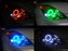 (2) 7-Color RGB LED Angel Eye Halo Rings w/ Wireless Remote For 2006-2009 Nissan 350Z LCI Projector Headlight Retrofit-iJDMTOY