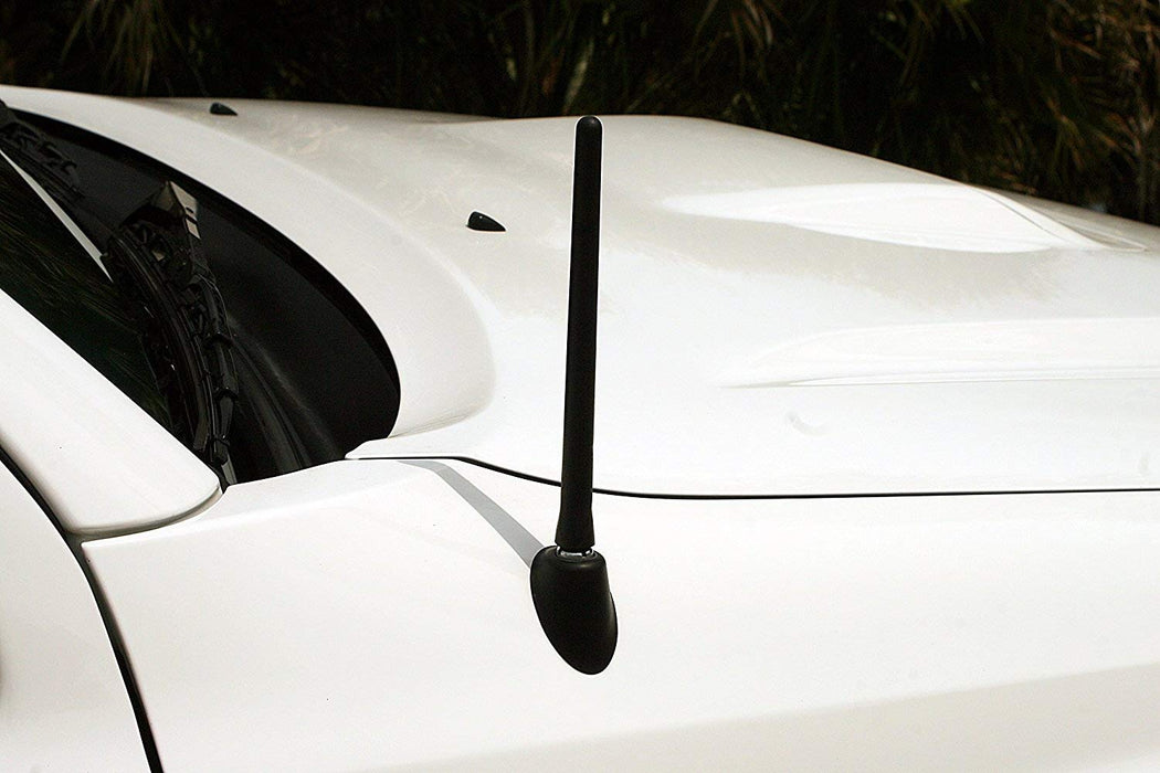 6-1/4" Black Short Radio Antenna Topper For Ford Toyota Dodge/RAM, Nissan Trucks