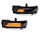 Smoked Lens Dynamic Sequential Blink LED Side Mirror Cap Light For 19+ RAM 1500