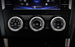 Silver Aluminum AC Climate Control Knob Ring Covers For Subaru Impreza WRX/STi