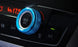 Blue AC Climate Control Radio Volume Knob Ring Covers For 15-17 BMW X3 15-18 X4