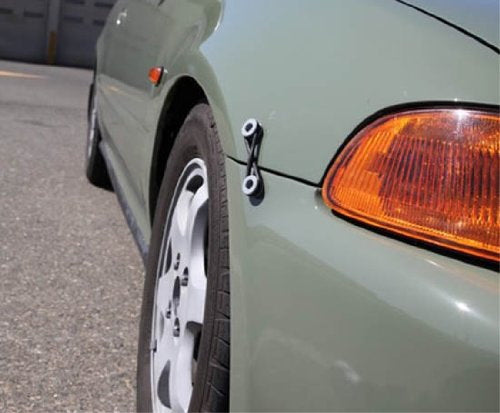 Silver JDM Quick Release Fasteners Kit For Car Bumpers, Trunk, Fender, Hatch