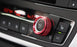 3pc Red AC Climate Control Radio Volume Knob Ring Covers For BMW 5 6 7 Series