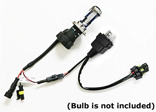 (2) Easy Relay Harness For H4 9003 Hi/Lo Bi-Xenon HID Bulbs Wiring Controllers