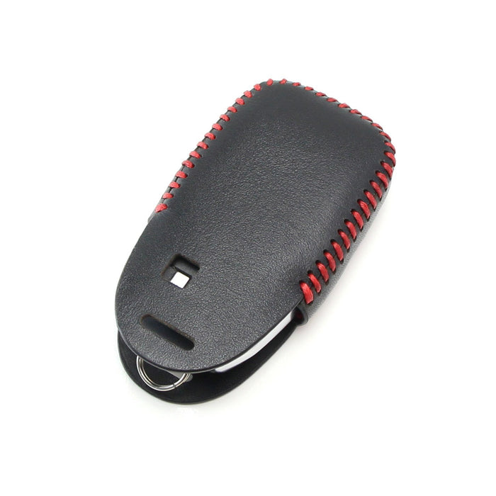 Black Premium Leather 3D Key Fob Holder Cover For Subaru BRZ WRX Legacy Outback