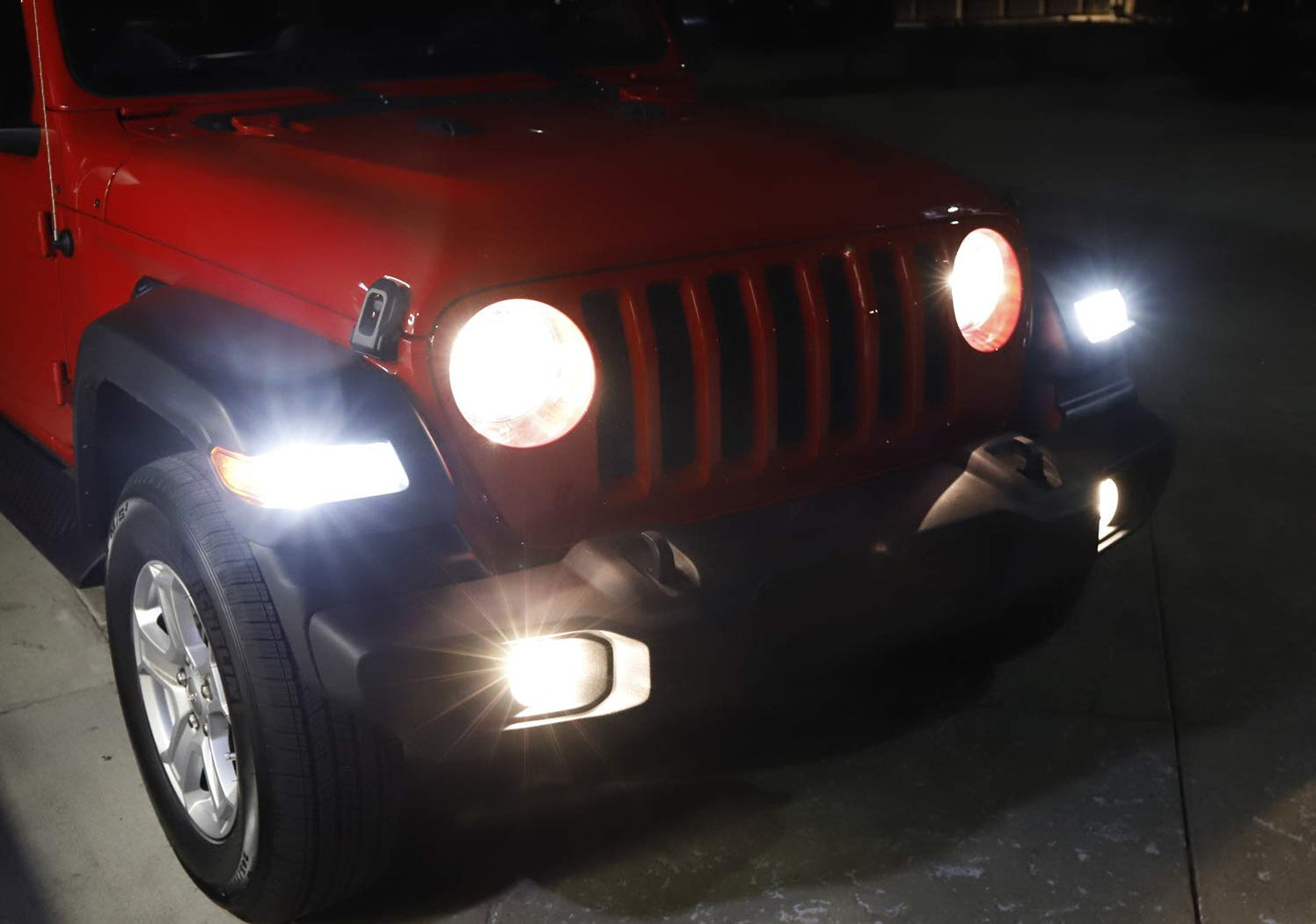 Switchback LED Bulbs For 18up Jeep Wrangler JL Turn Signal Light DRL