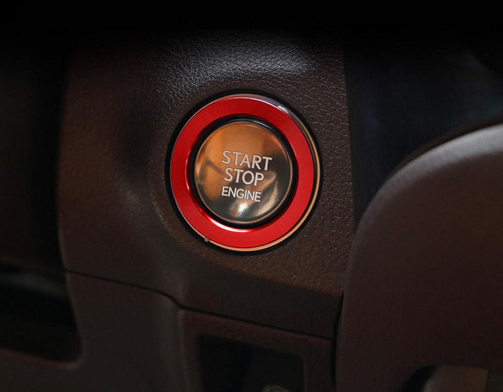 Red Engine Start/Stop Push Starter Ring For Lexus IS GS ES RX NX Newer ...